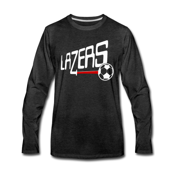 Los Angeles & So Cal Lazers Long Sleeve T-Shirt - charcoal gray
