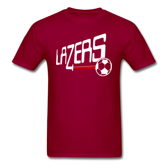 Los Angeles & So Cal Lazers T-Shirt - dark red