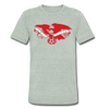 New York Eagles T-Shirt (Tri-Blend Super Light) - heather gray