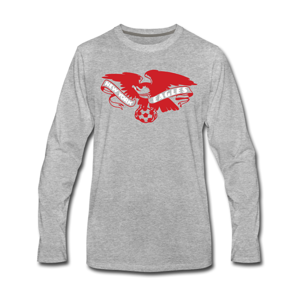 New York Eagles Long Sleeve T-Shirt - heather gray