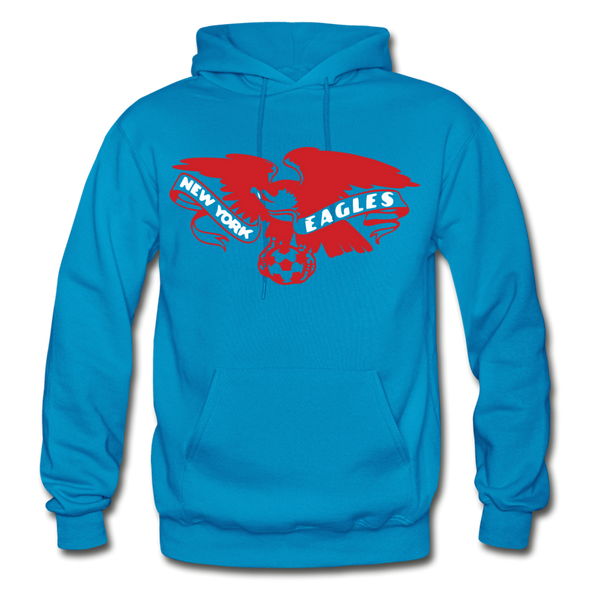 New York Eagles Hoodie - turquoise
