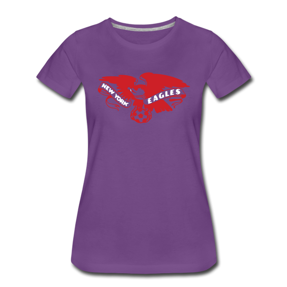 New York Eagles Women’s T-Shirt - purple