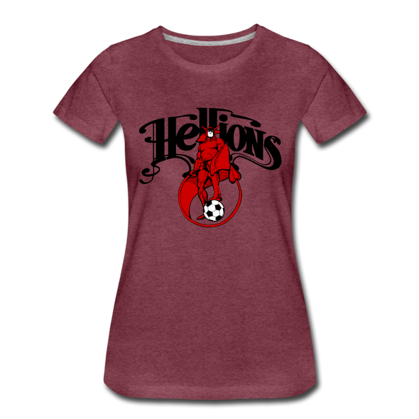Hartford Hellions Women’s T-Shirt - heather burgundy