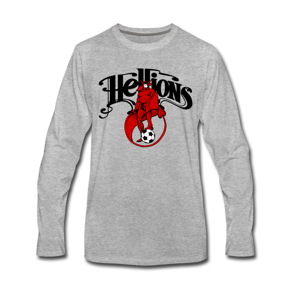 Hartford Hellions Long Sleeve T-Shirt - heather gray