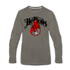 Hartford Hellions Long Sleeve T-Shirt - asphalt gray