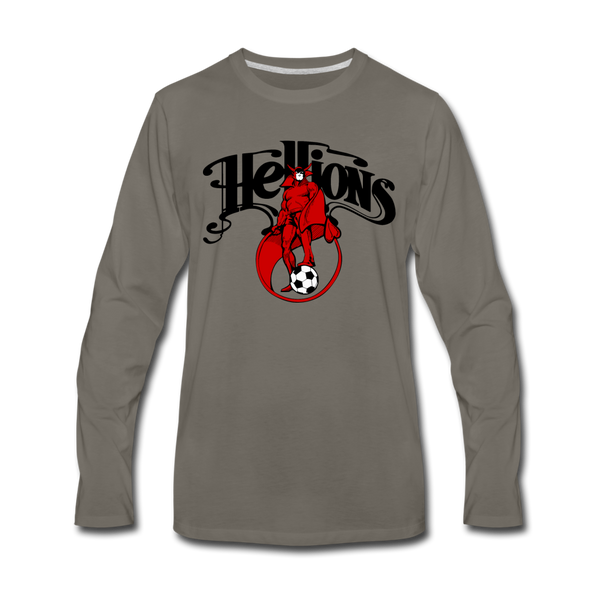 Hartford Hellions Long Sleeve T-Shirt - asphalt gray