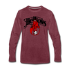 Hartford Hellions Long Sleeve T-Shirt - heather burgundy