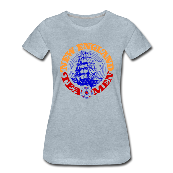 New England Tea Men Women’s T-Shirt - heather ice blue