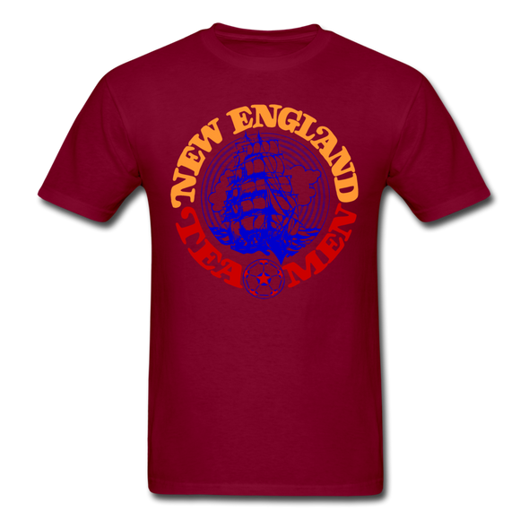 New England Tea Men T-Shirt - burgundy