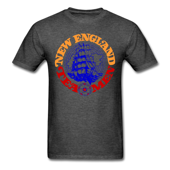 New England Tea Men T-Shirt - heather black
