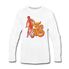 New England Tea Men Long Sleeve T-Shirt - white