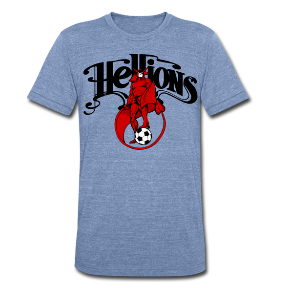 Hartford Hellions T-Shirt (Tri-Blend Super Light) - heather Blue