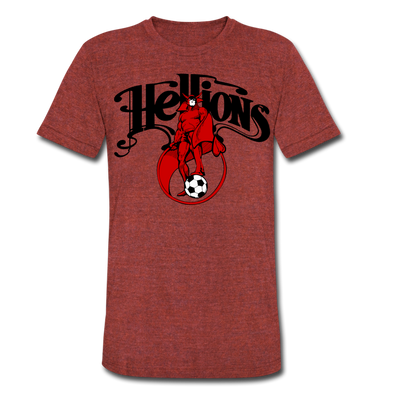 Hartford Hellions T-Shirt (Tri-Blend Super Light) - heather cranberry