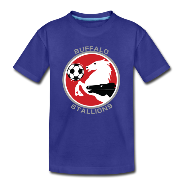 Buffalo Stallions T-Shirt (Youth) - royal blue