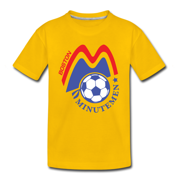 Boston Minutemen T-Shirt (Youth) - sun yellow