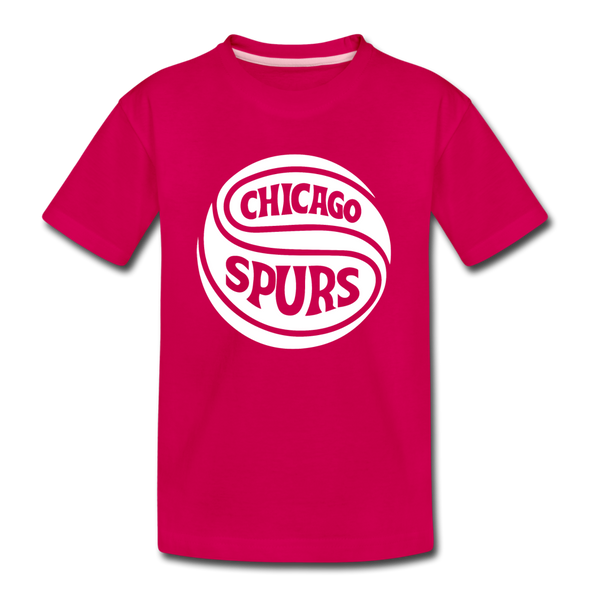 Chicago Spurs T-Shirt (Youth) - dark pink