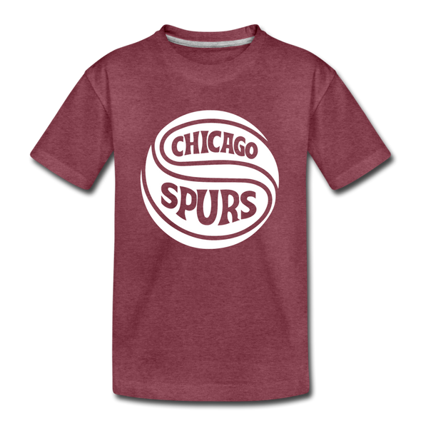 Chicago Spurs T-Shirt (Youth) - heather burgundy