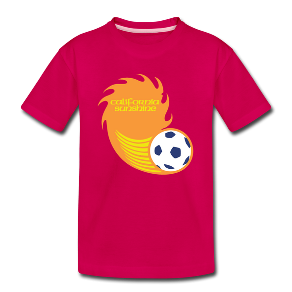 California Sunshine T-Shirt (Youth) - dark pink