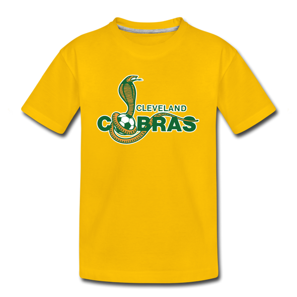 Cleveland Cobras T-Shirt (Youth) - sun yellow