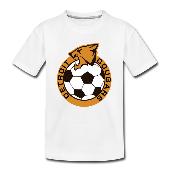 Detroit Cougars T-Shirt (Youth) - white