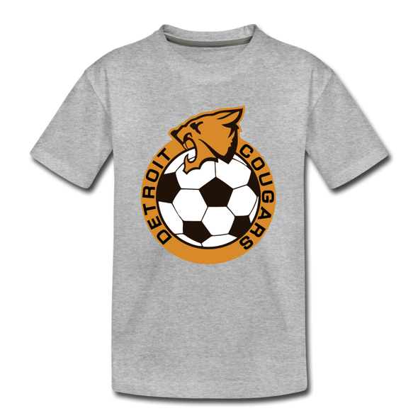 Detroit Cougars T-Shirt (Youth) - heather gray
