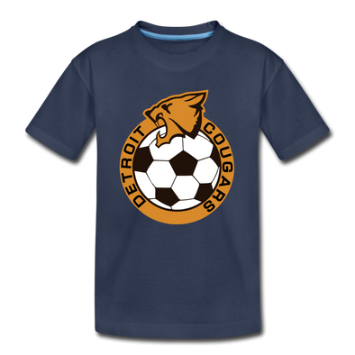 Detroit Cougars T-Shirt (Youth) - navy