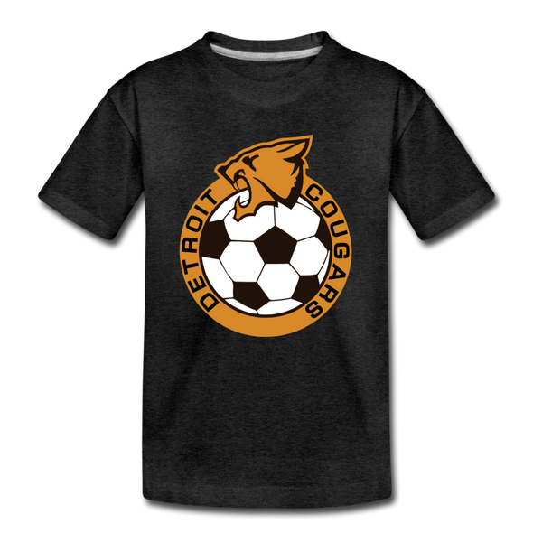 Detroit Cougars T-Shirt (Youth) - charcoal gray