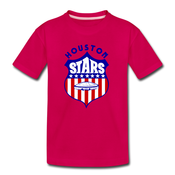 Houston Stars T-Shirt (Youth) - dark pink