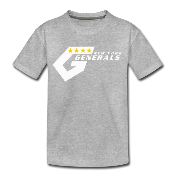 New York Generals T-Shirt (Youth) - heather gray