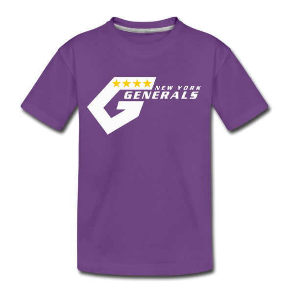 New York Generals T-Shirt (Youth) - purple