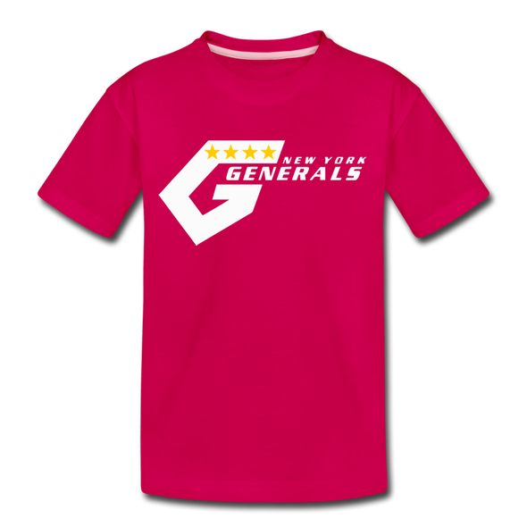 New York Generals T-Shirt (Youth) - dark pink