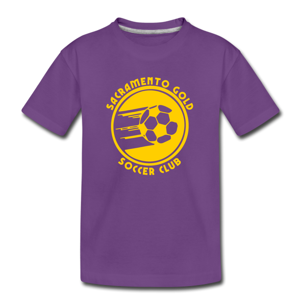 Sacramento Gold T-Shirt (Youth) - purple