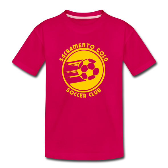 Sacramento Gold T-Shirt (Youth) - dark pink