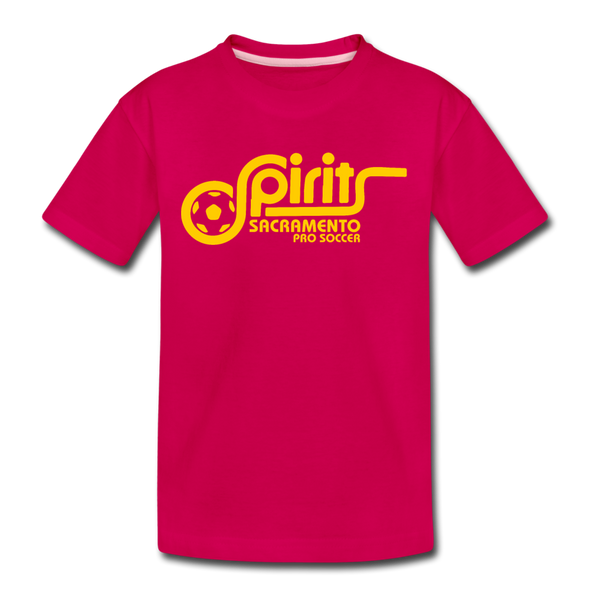 Sacramento Spirits T-Shirt (Youth) - dark pink