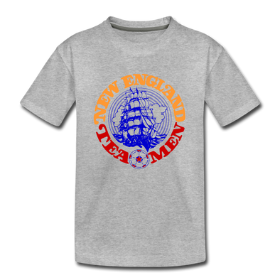 New England Tea Men T-Shirt (Youth) - heather gray