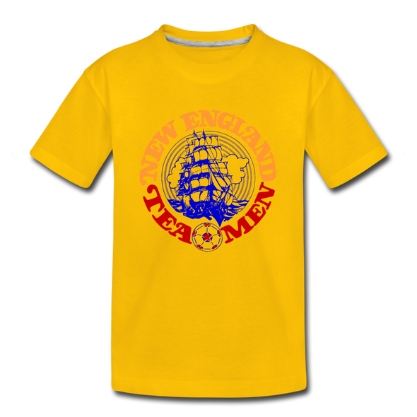 New England Tea Men T-Shirt (Youth) - sun yellow