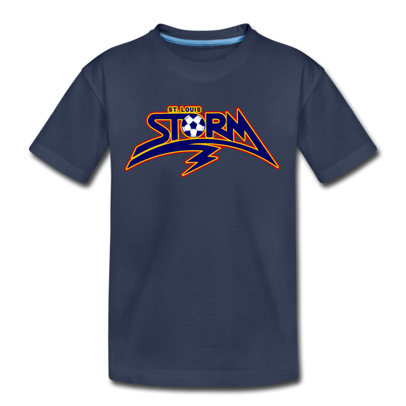 St. Louis Storm T-Shirt (Youth) - navy