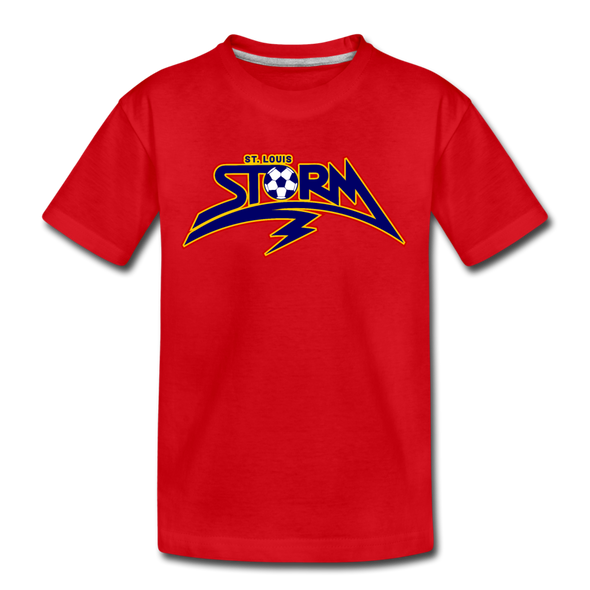 St. Louis Storm T-Shirt (Youth) - red