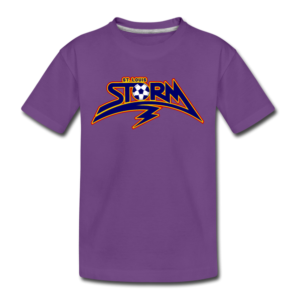 St. Louis Storm T-Shirt (Youth) - purple
