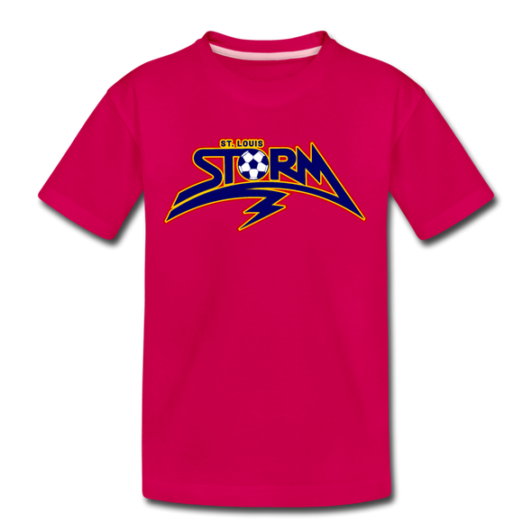 St. Louis Storm T-Shirt (Youth) - dark pink
