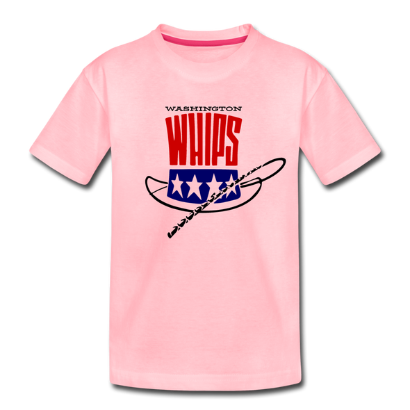 Washington Whips T-Shirt (Youth) - pink