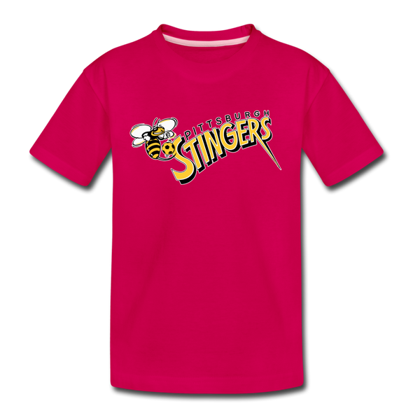 Pittsburgh Stingers T-Shirt (Youth) - dark pink