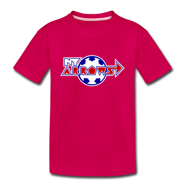 New York Arrows T-Shirt (Youth) - dark pink