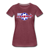 New York Arrows Women’s T-Shirt - heather burgundy