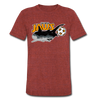 San Diego Jaws T-Shirt (Tri-Blend Super Light) - heather cranberry