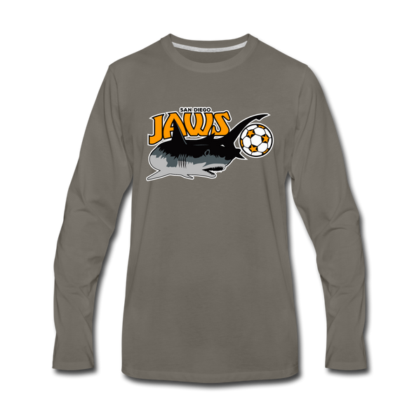 San Diego Jaws Long Sleeve T-Shirt - asphalt gray