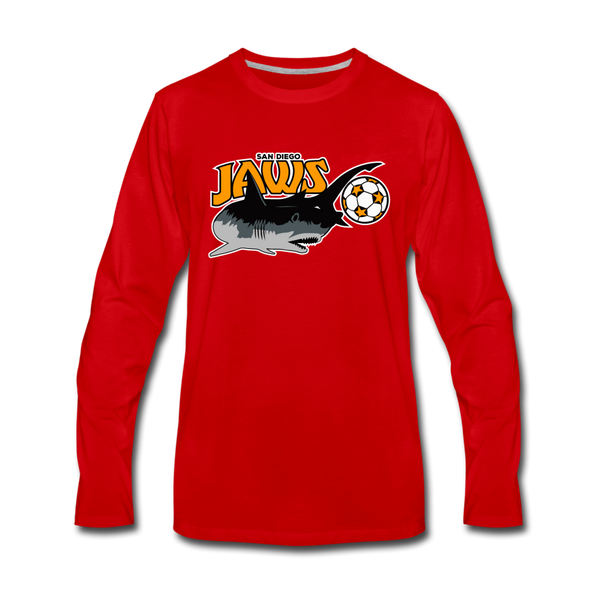 San Diego Jaws Long Sleeve T-Shirt - red