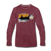San Diego Jaws Long Sleeve T-Shirt - heather burgundy
