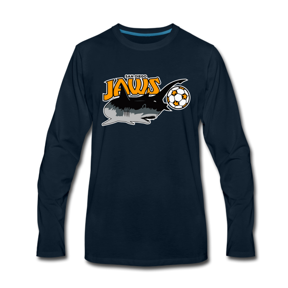 San Diego Jaws Long Sleeve T-Shirt - deep navy