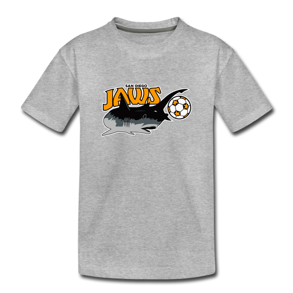 San Diego Jaws T-Shirt (Youth) - heather gray